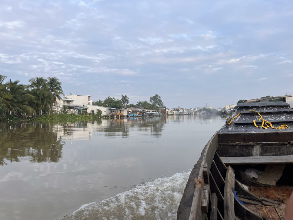 Sur le Mékong - Vietnam
