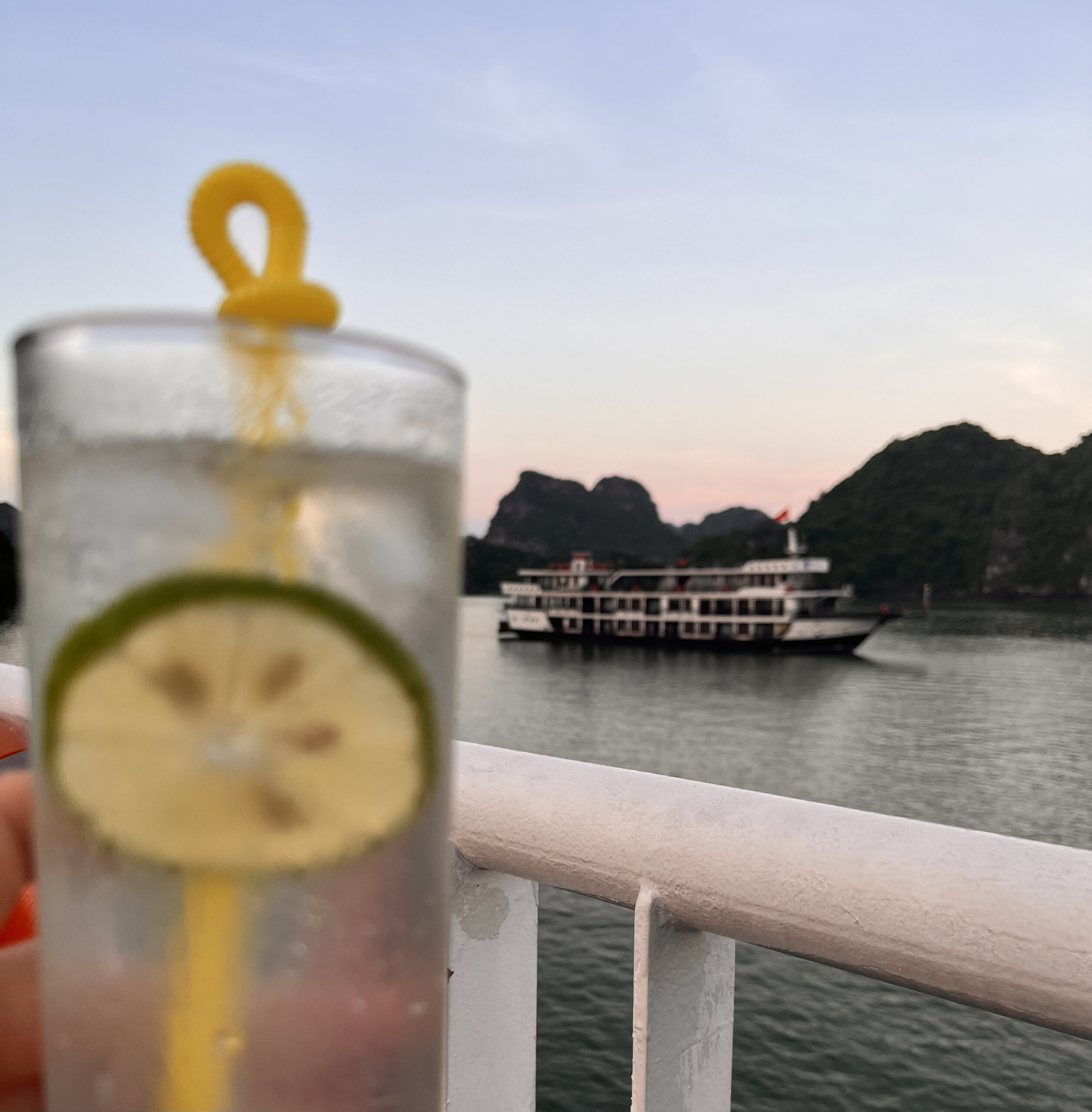 cocktail baie de Lan Ha Dragon Baycruise
