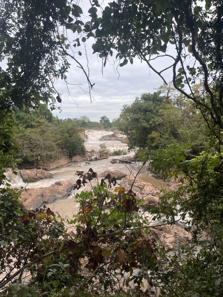 Waterfall on Mekong river