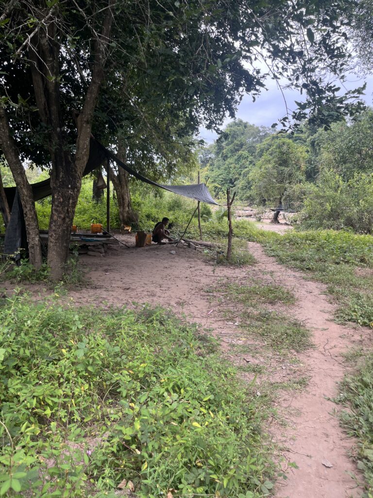 Waterfall on Mekong river