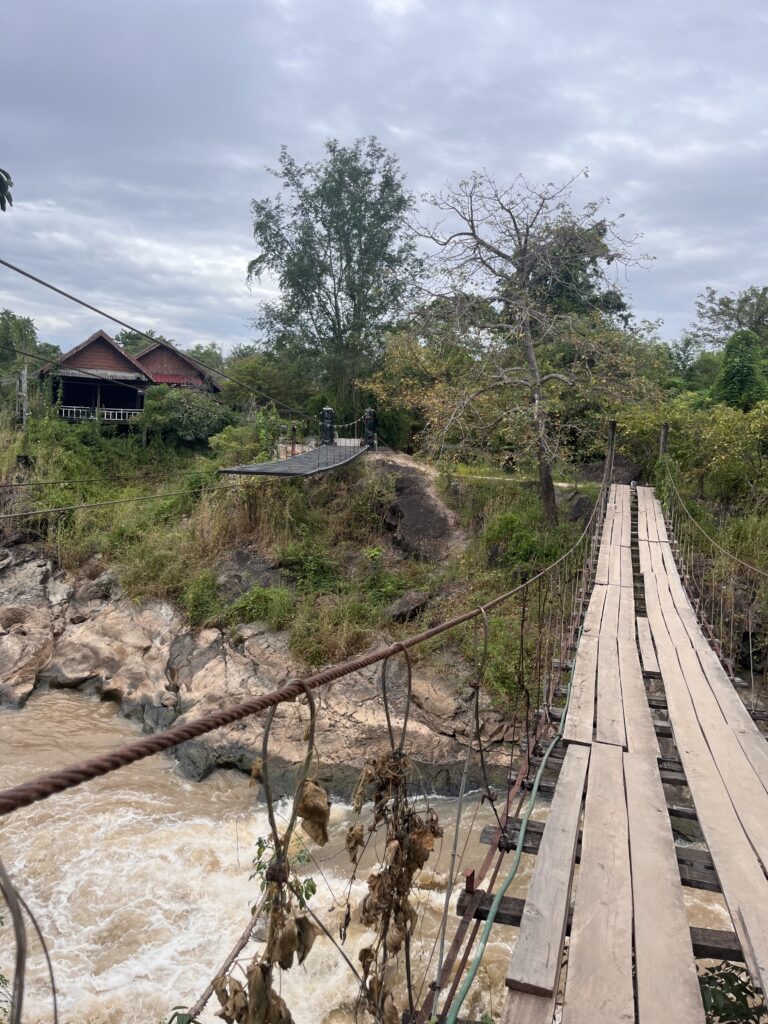 Waterfall on Mekong river